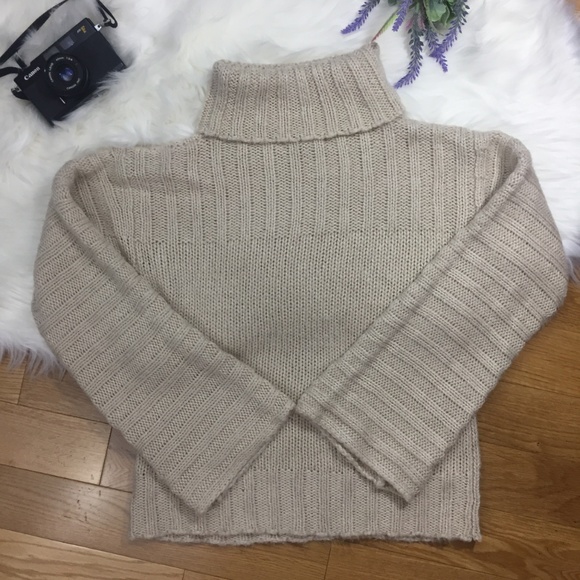 Saks Fifth Avenue Turtleneck Knit Sweater Petite S - Picture 3 of 8
